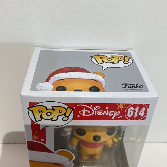 Disney Winnie The Pooh 614 Funko Pop Santa NIB - Picture 6 of 7